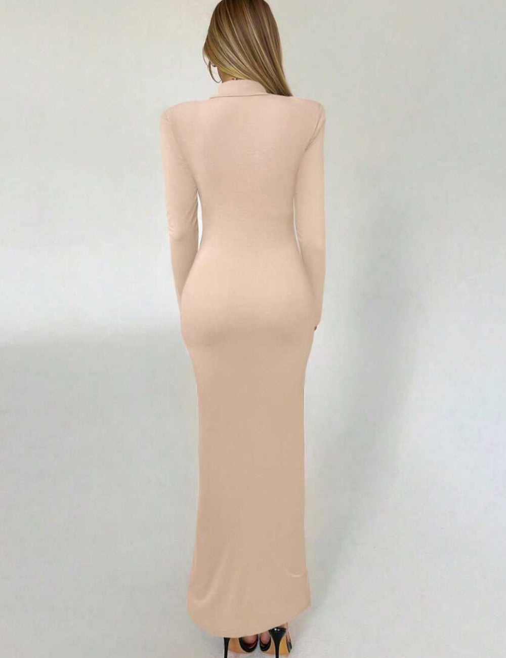 Rochie maxi Shein, bej