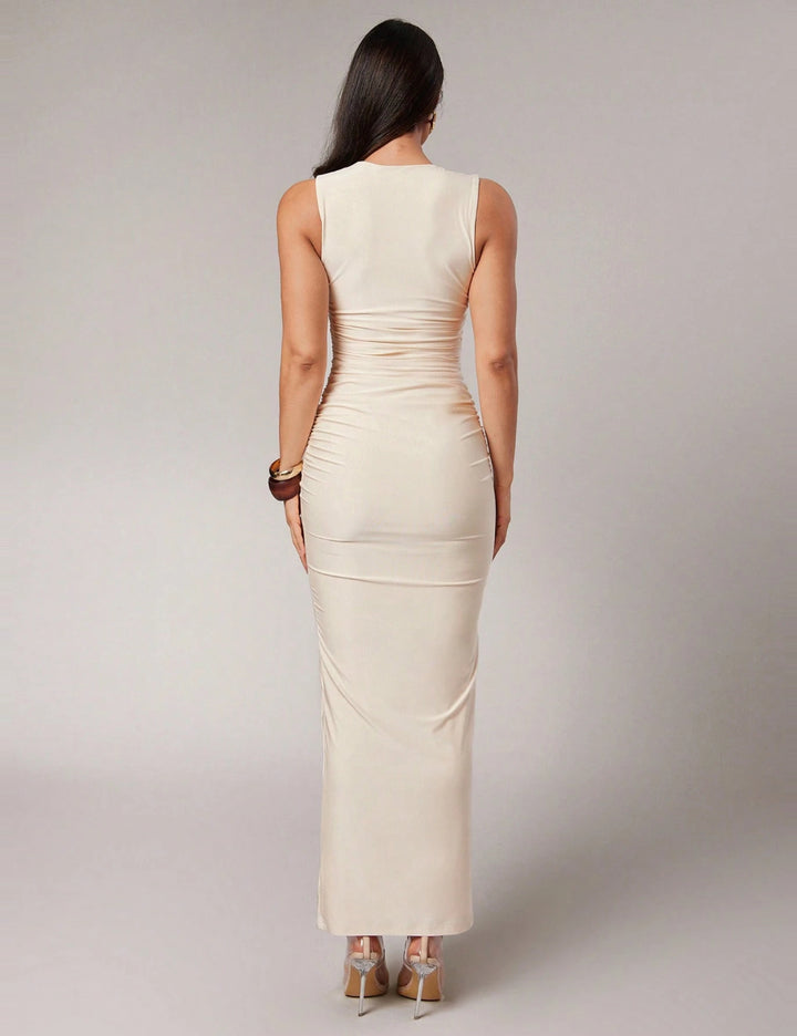 Rochie maxi Shein, bej