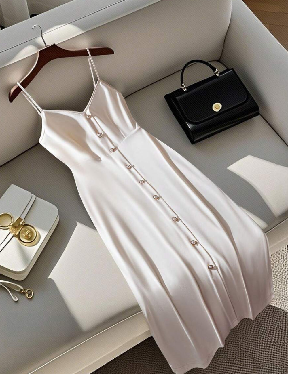 Rochie maxi Shein, bej