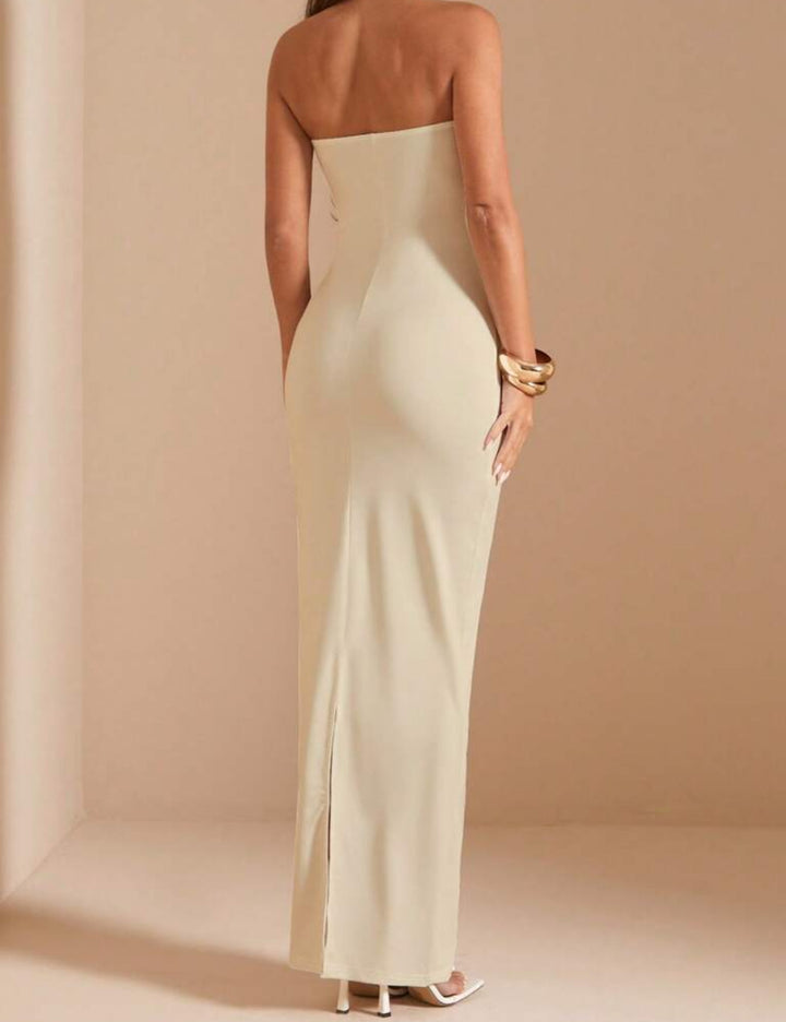 Shein maxi dress, cream