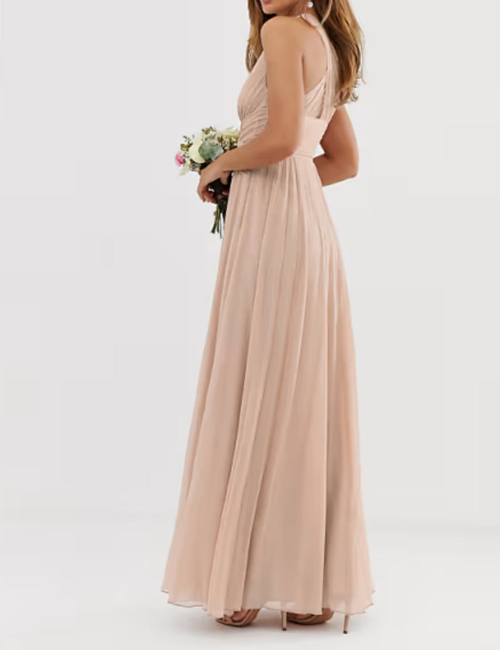 ASOS maxi ruha, krém színű