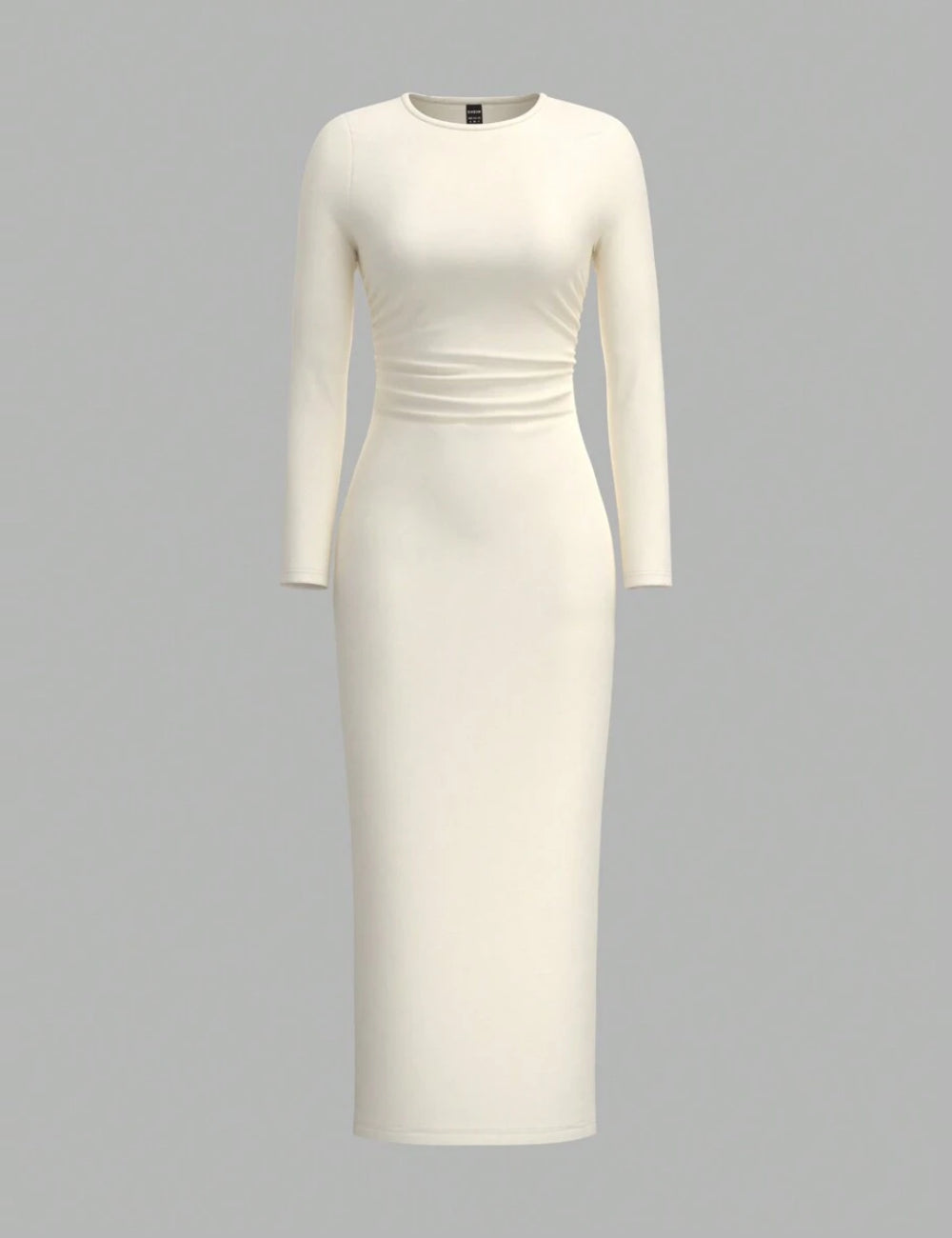 Rochie maxi Shein, crem