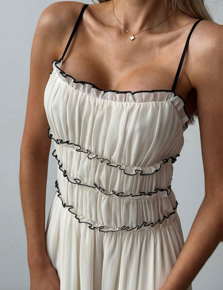 Shein maxi dress, cream
