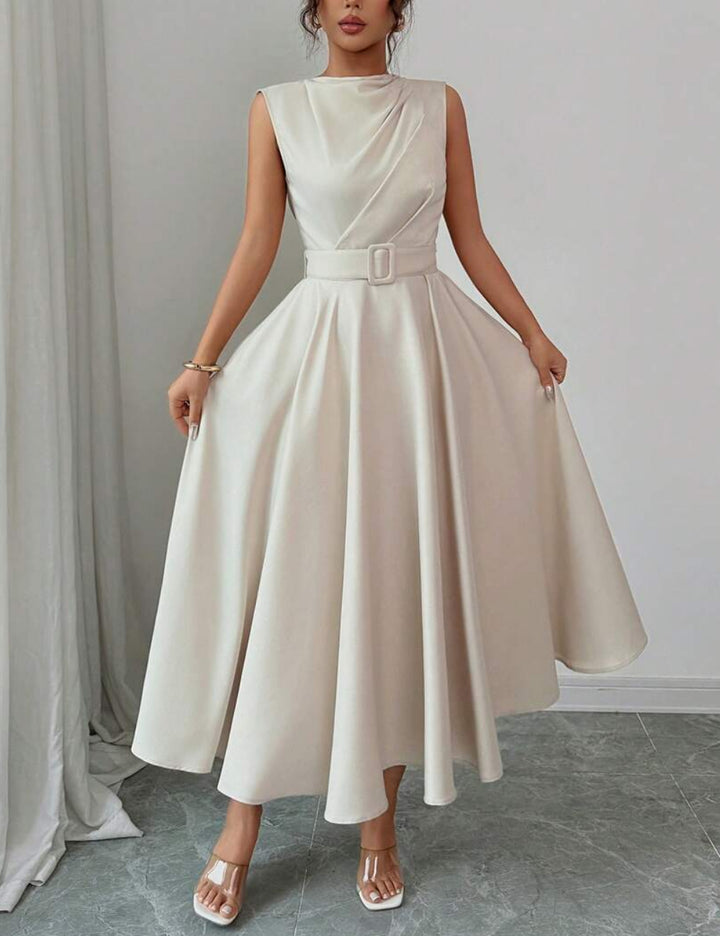 Shein maxi ruha, krémszínű