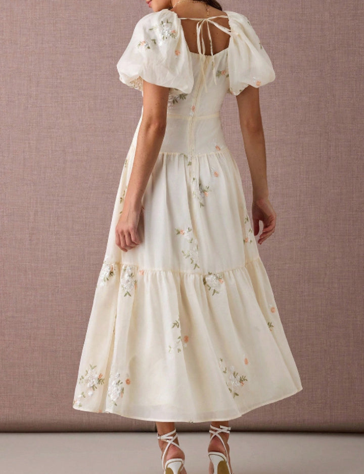 Shein maxi ruha, krémszínű
