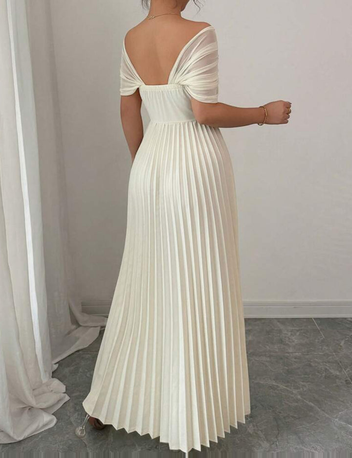 Rochie maxi Shein, crem