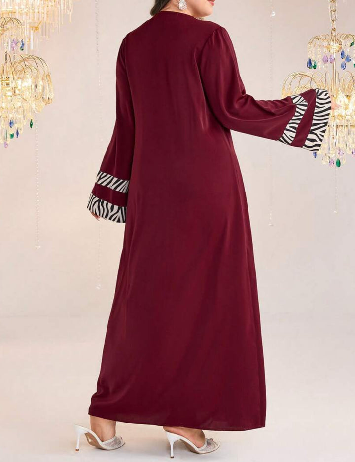 Shein Curve+ maxi ruha, vegyes színek