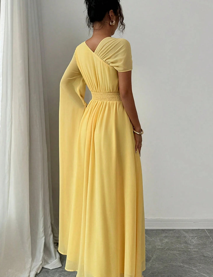 Shein maxi ruha, sárga