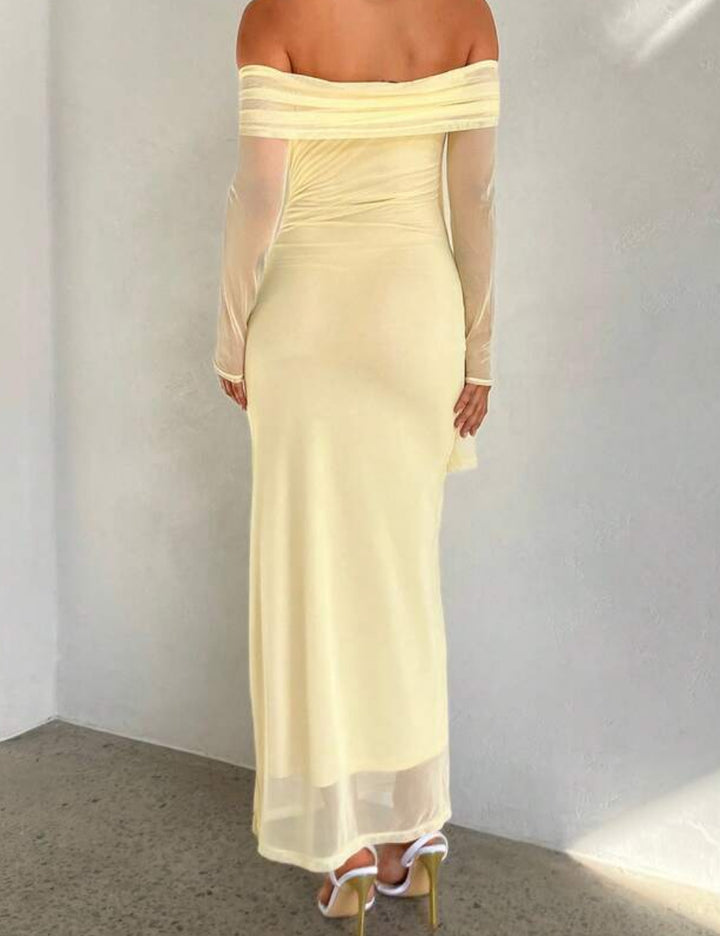 Rochie maxi Shein, galben