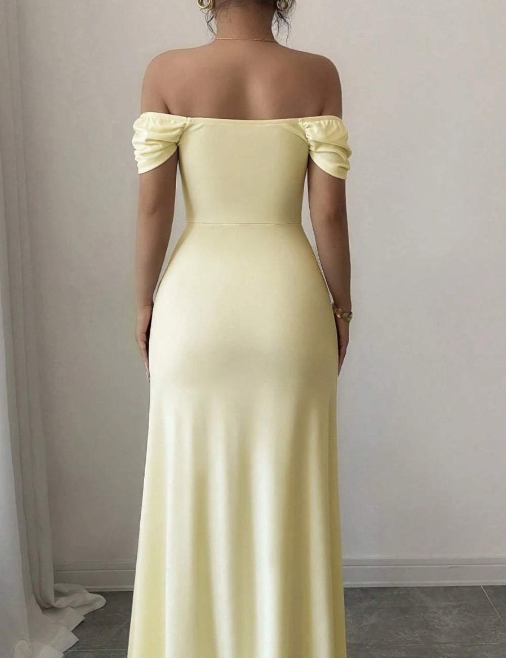 Rochie maxi Shein, galben