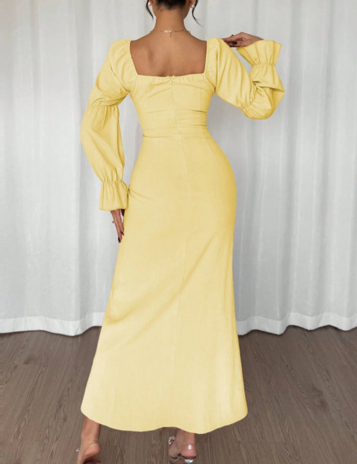Rochie maxi SHEIN, galben