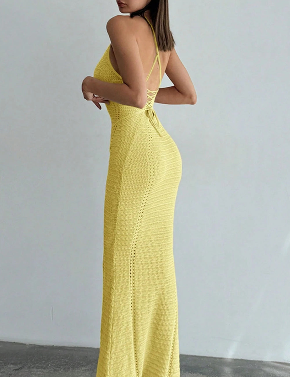 Rochie maxi Shein, galben