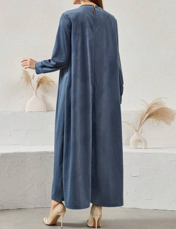 Shein maxi ruha, szürke