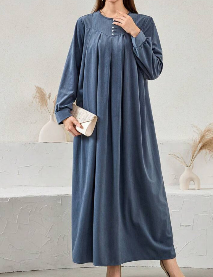 Shein maxi ruha, szürke