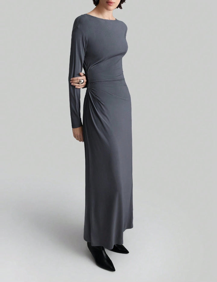 Shein maxi ruha, szürke