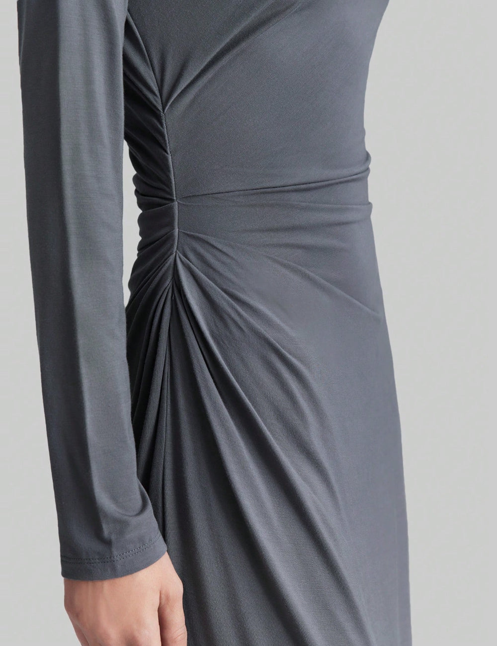 Shein maxi ruha, szürke
