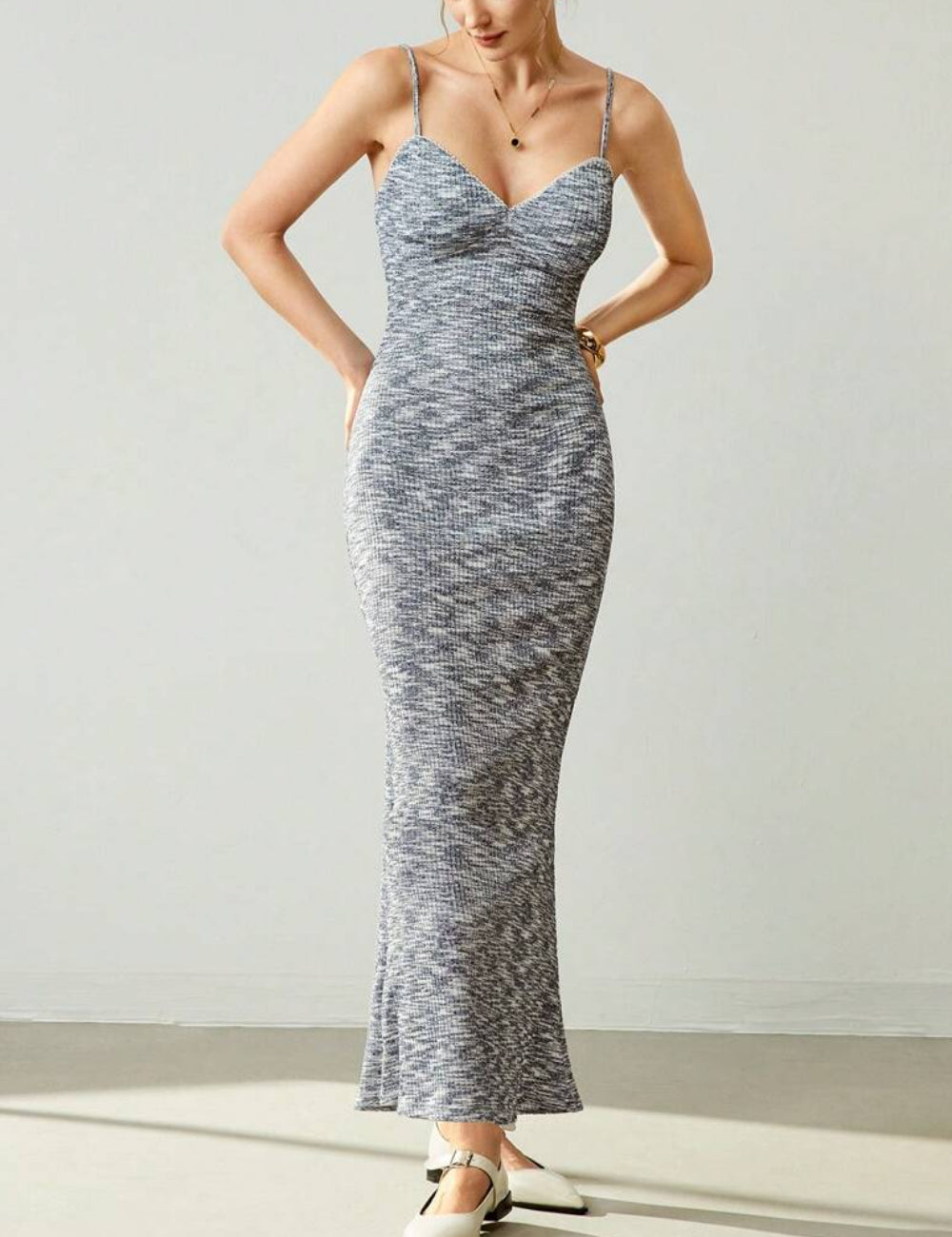 Rochie maxi Shein, gri