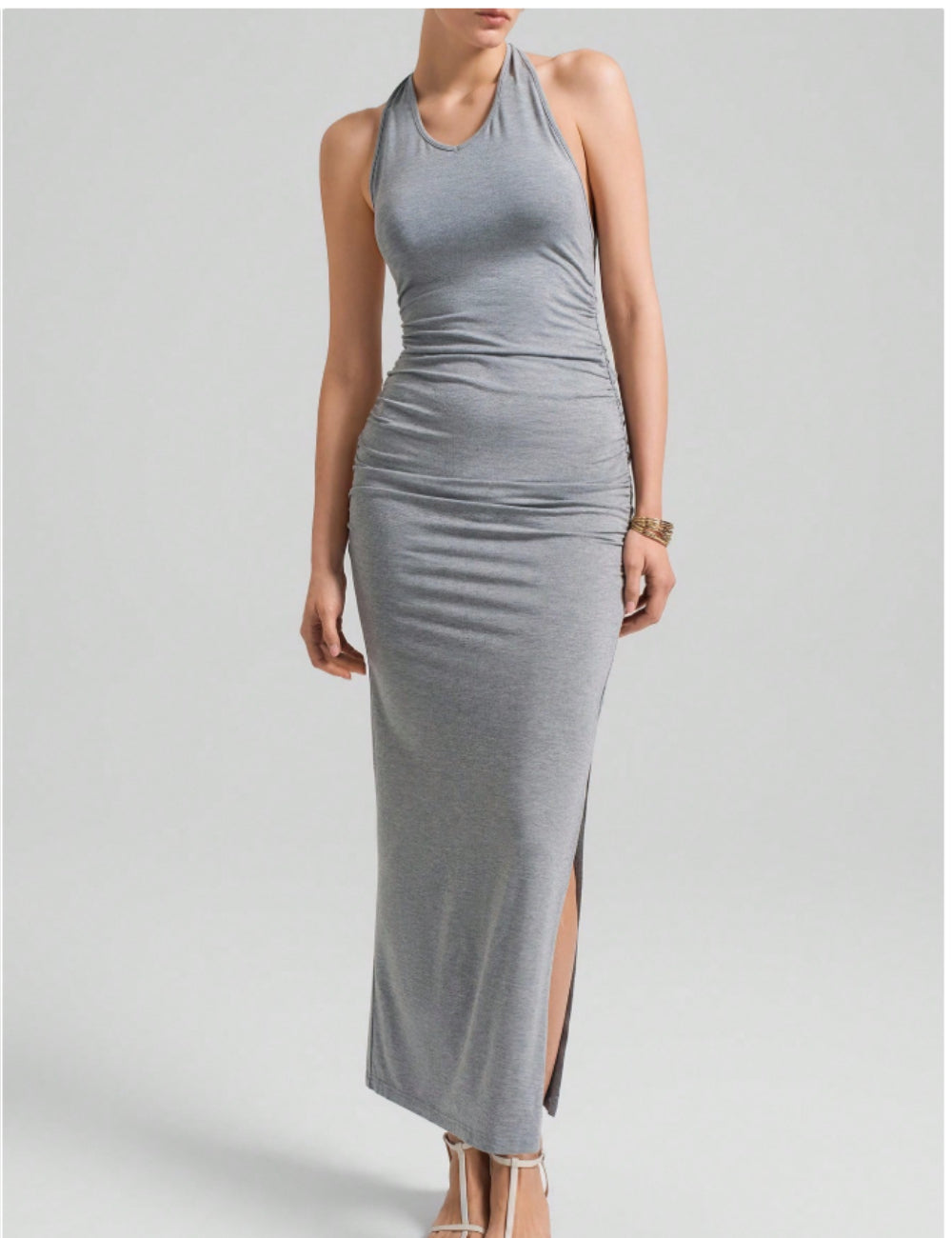 Rochie maxi Shein, gri