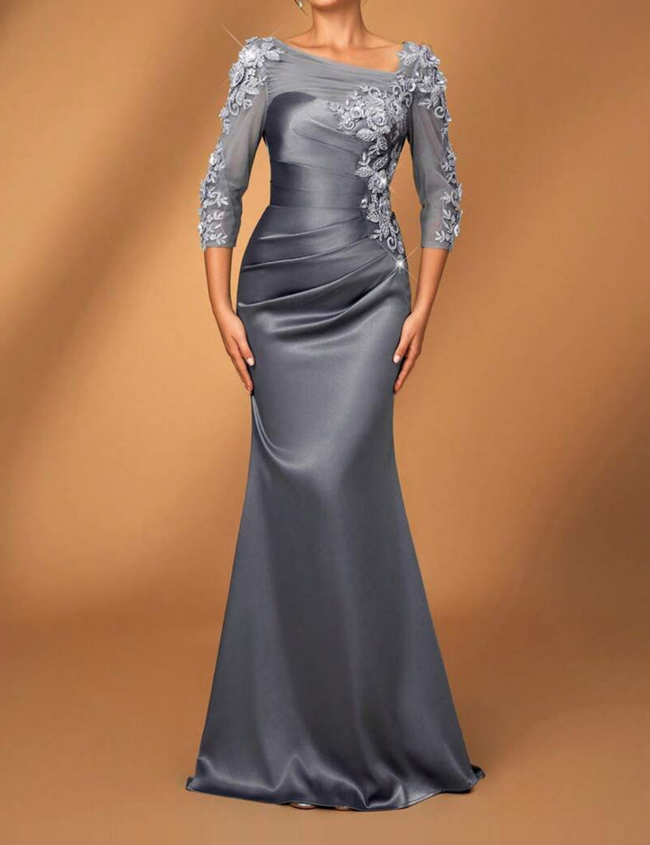 Shein maxi ruha, szürke