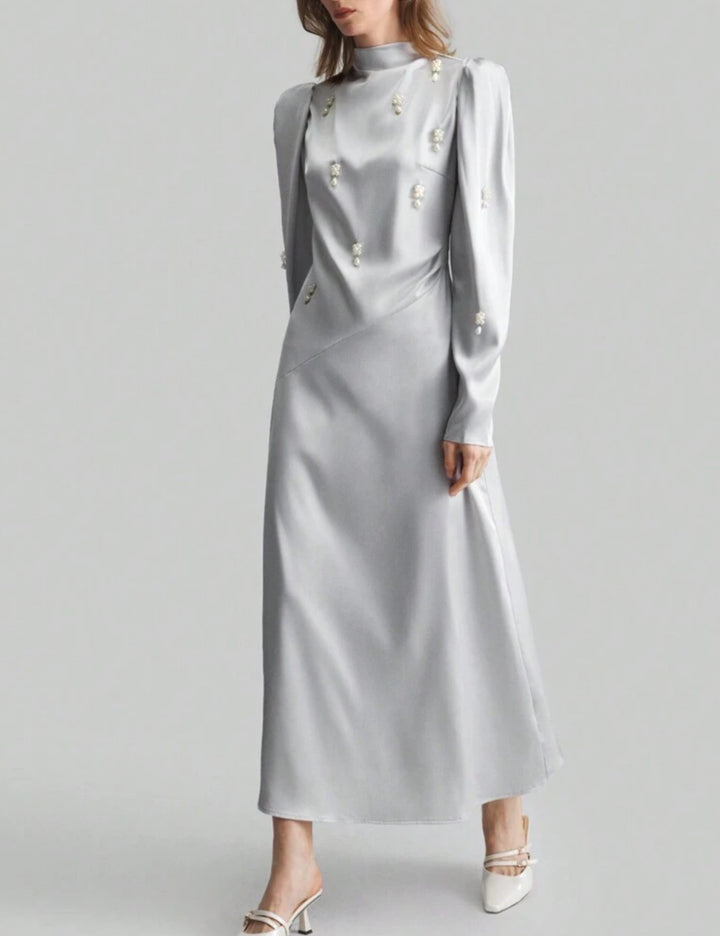 Rochie maxi Shein, gri