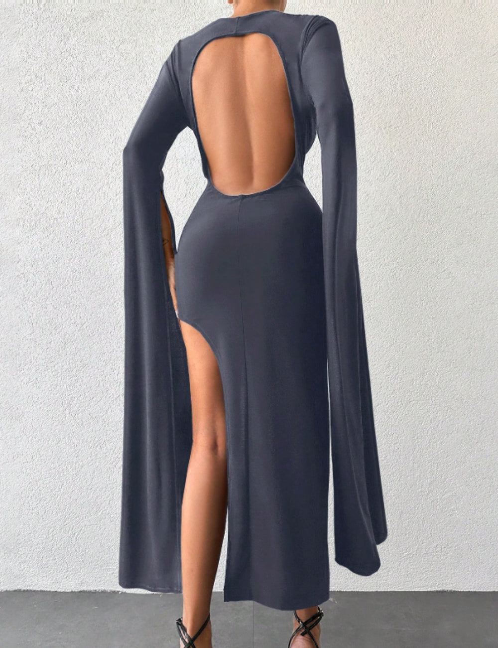 Rochie maxi Shein, gri