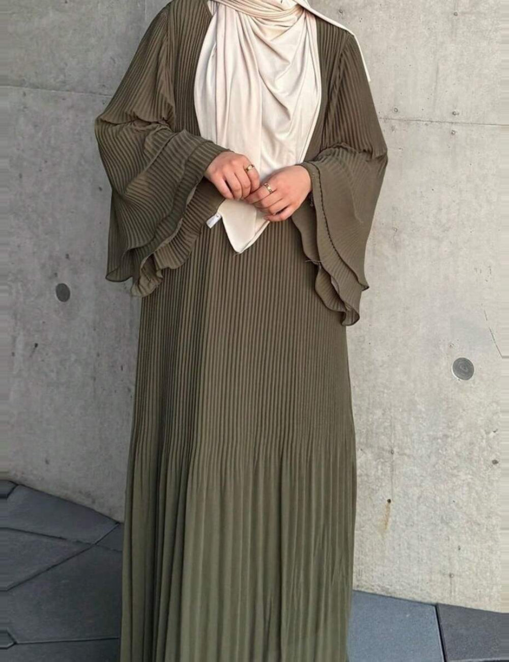 Shein maxi ruha, khaki