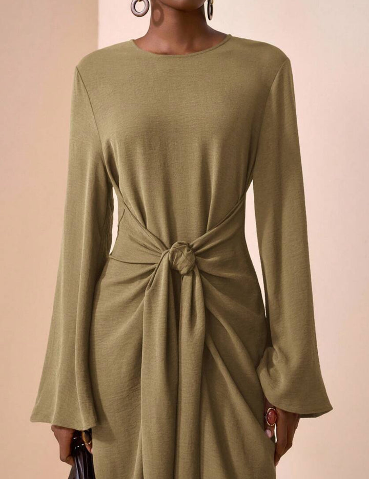 Shein maxi ruha, khaki