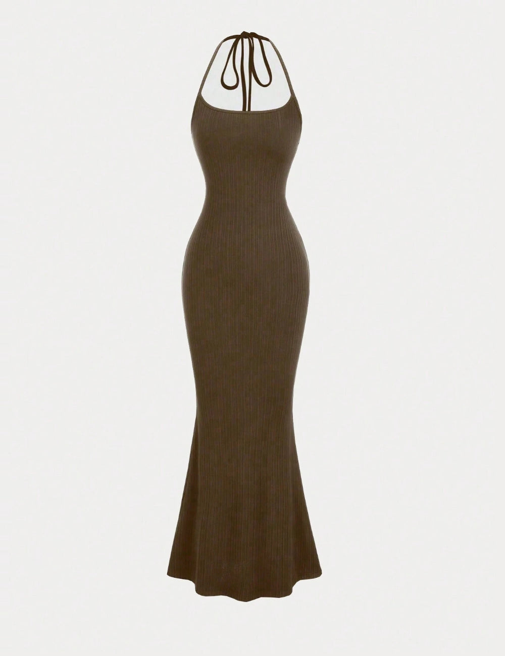 Shein barna maxi ruha