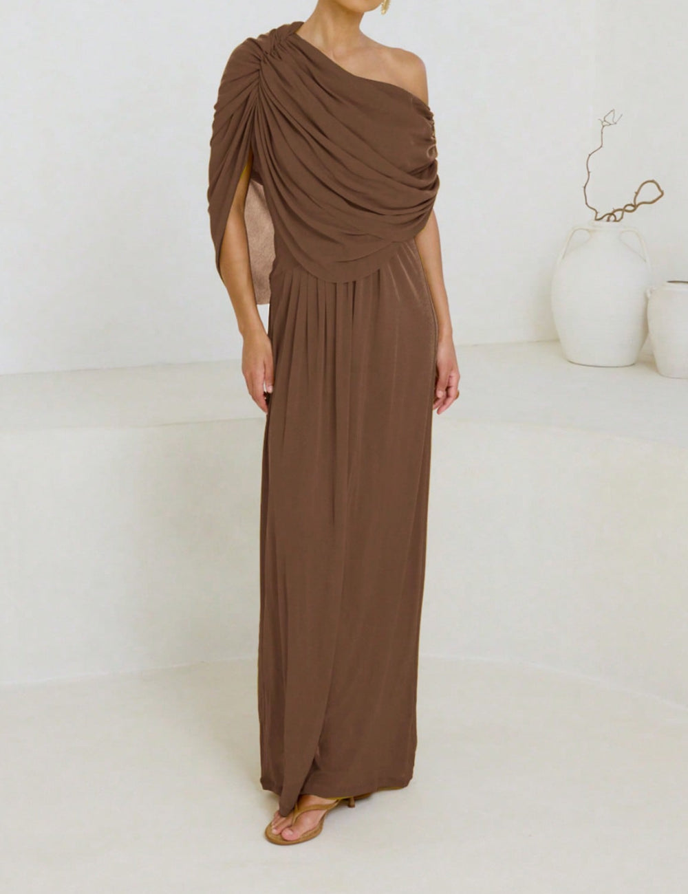 Rochie maxi Shein, maro
