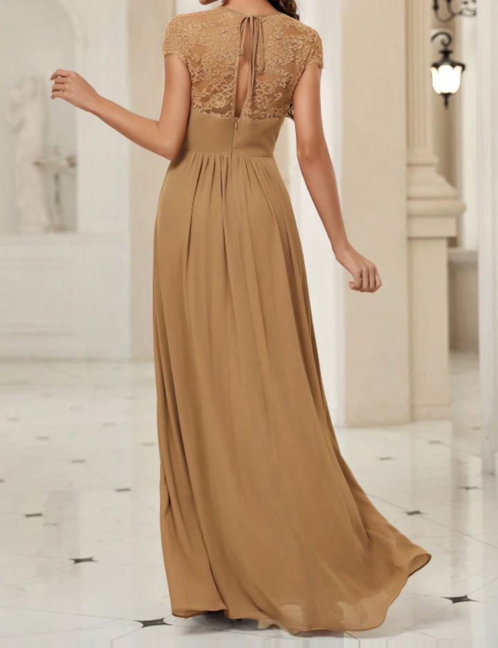 Rochie maxi SHEIN, bej