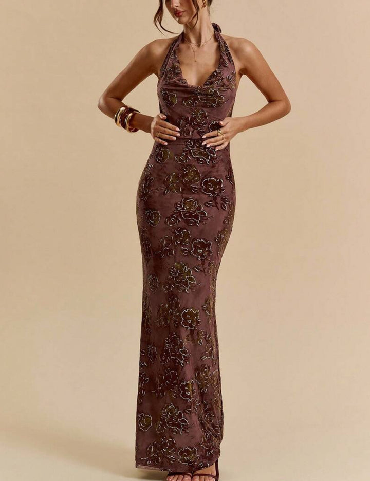Rochie maxi Shein, maro