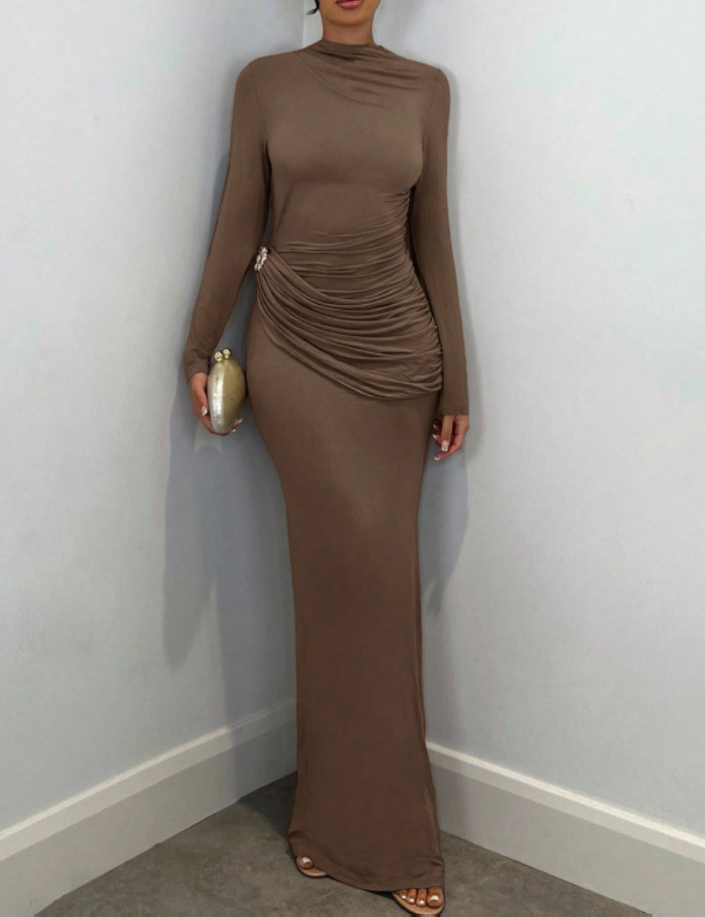 Rochie maxi Shein, maro
