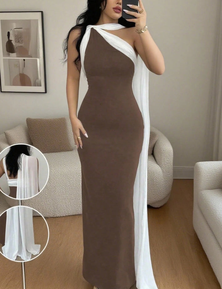 Rochie maxi Shein, maro