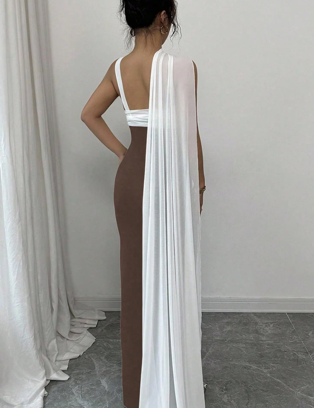 Rochie maxi Shein, maro