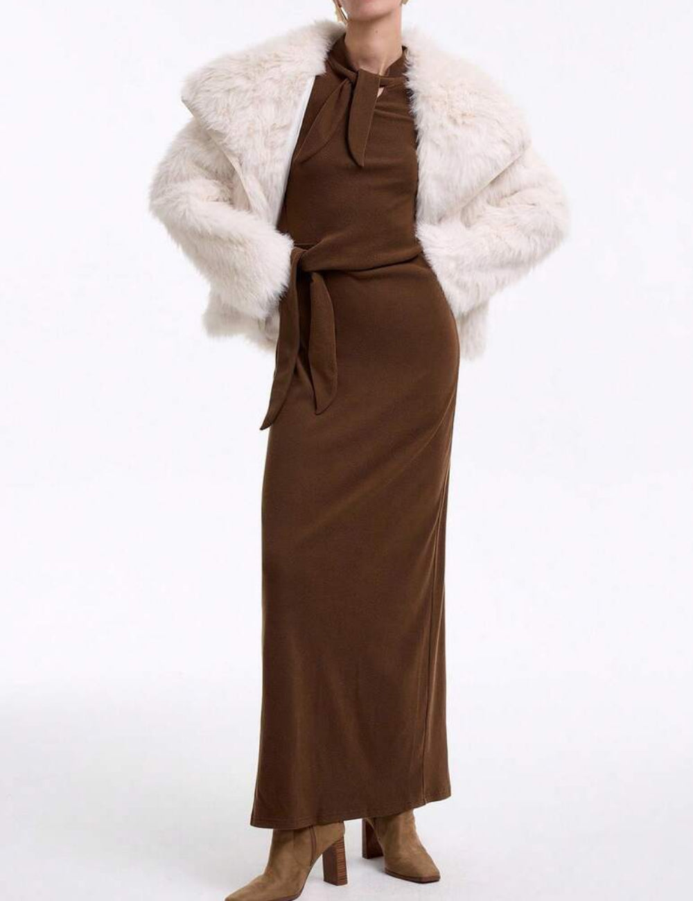 Rochie maxi Shein, maro