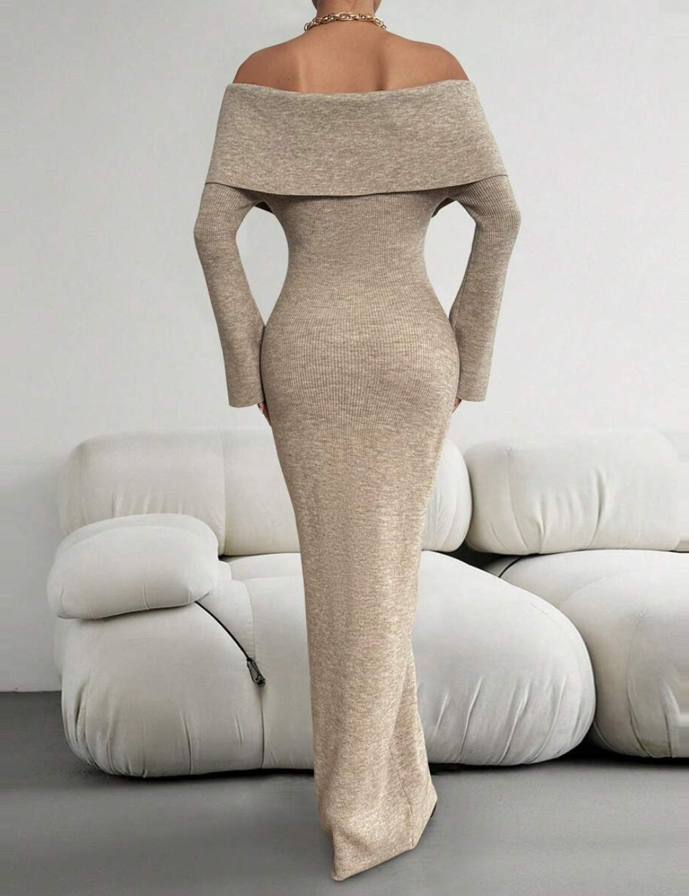 Rochie maxi Shein, maro