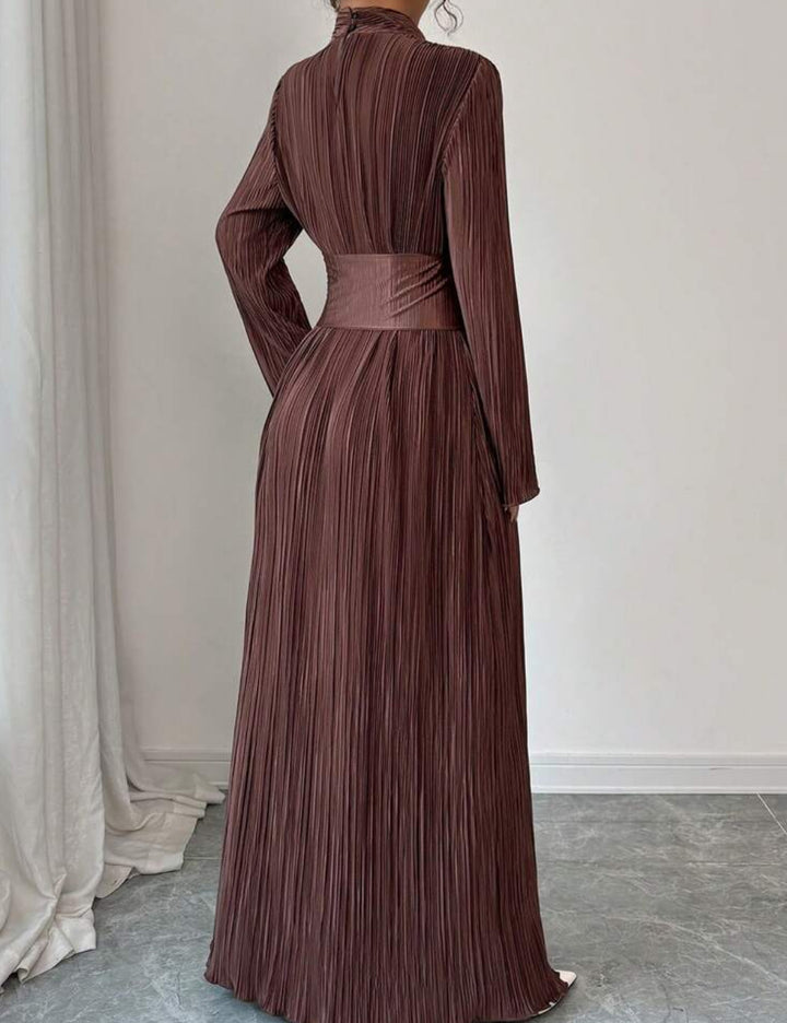 Shein barna maxi ruha