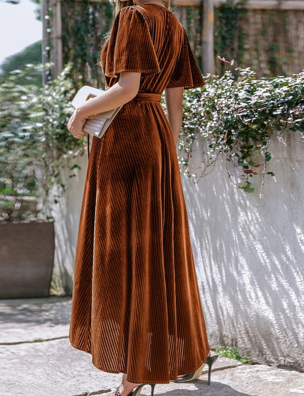 Rochie maxi Shein, maro