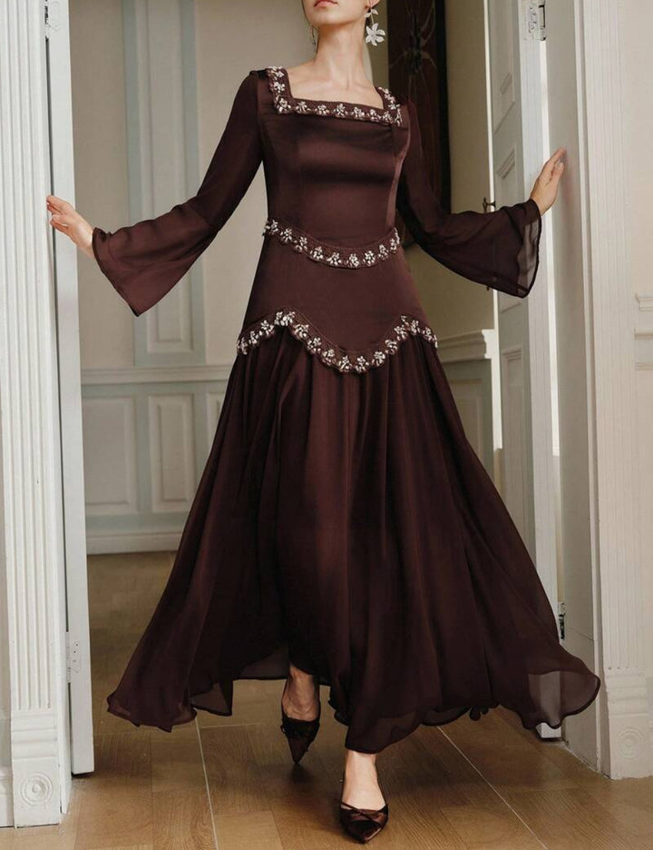 Rochie maxi Shein Anewsta, maro