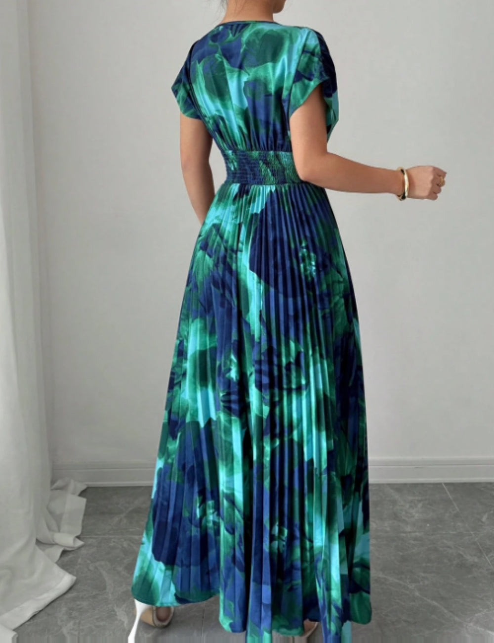 Rochie maxi Shein, mix culori