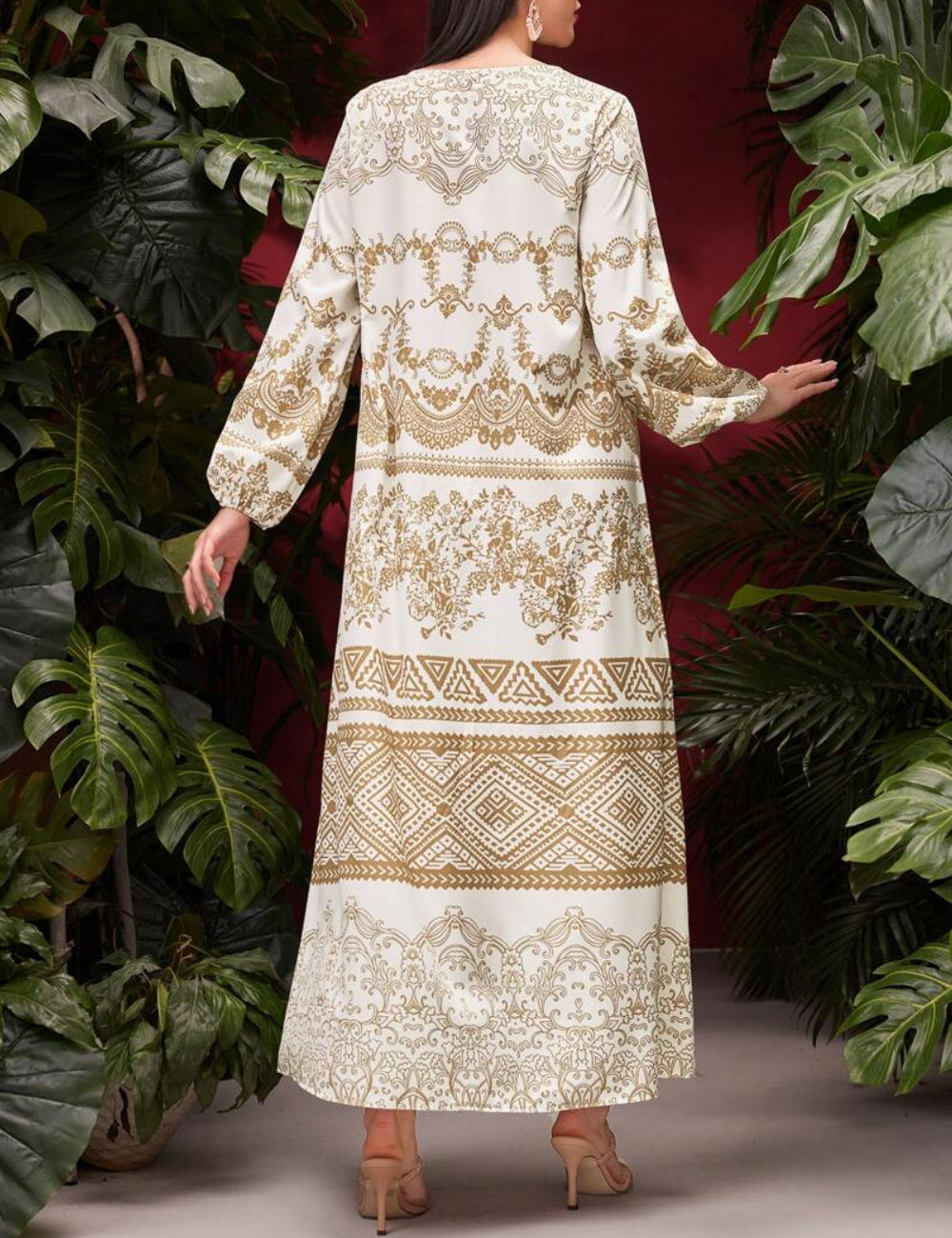 Shein maxi ruha, mix színek