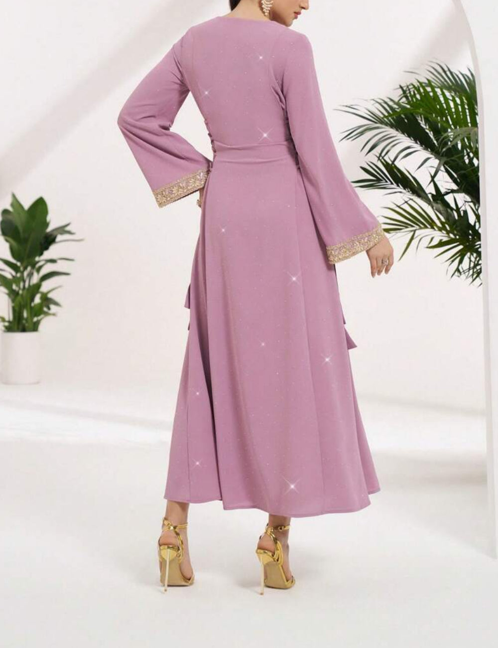 Rochie maxi Shein, mix culori