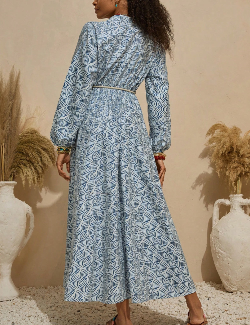 Rochie maxi Shein, mix culori