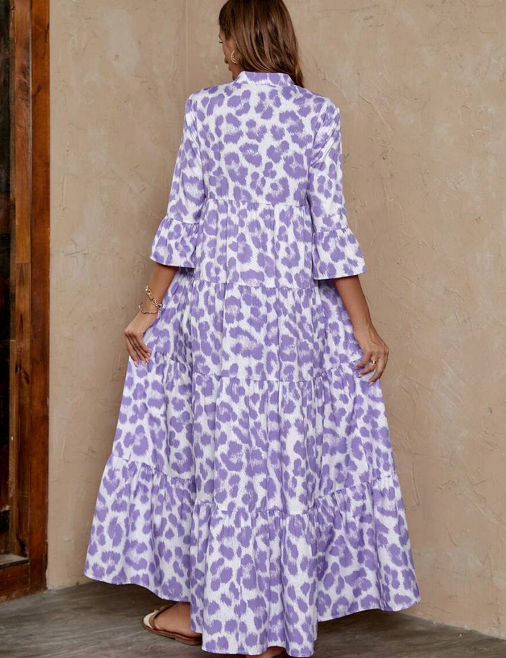 Shein maxi dress, color mix