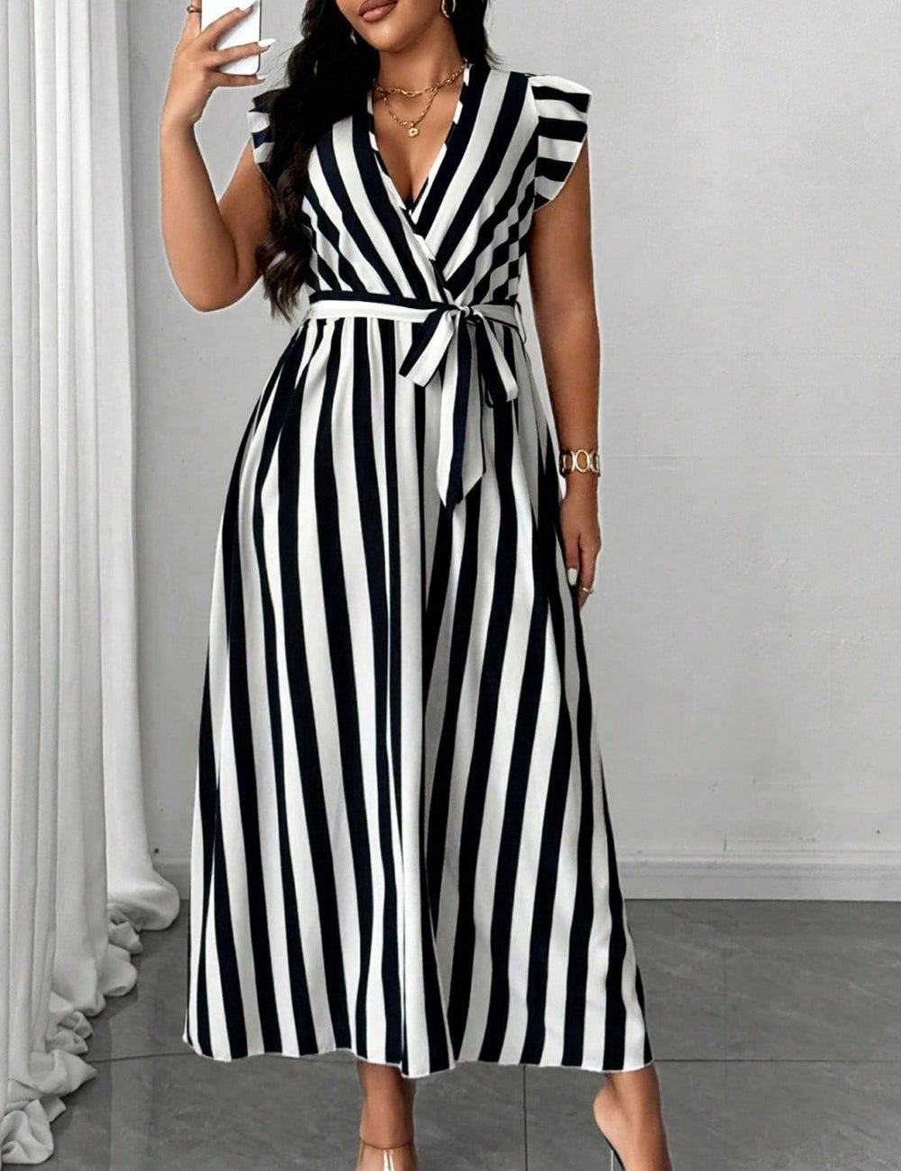 Rochie maxi SHEIN, mix culori