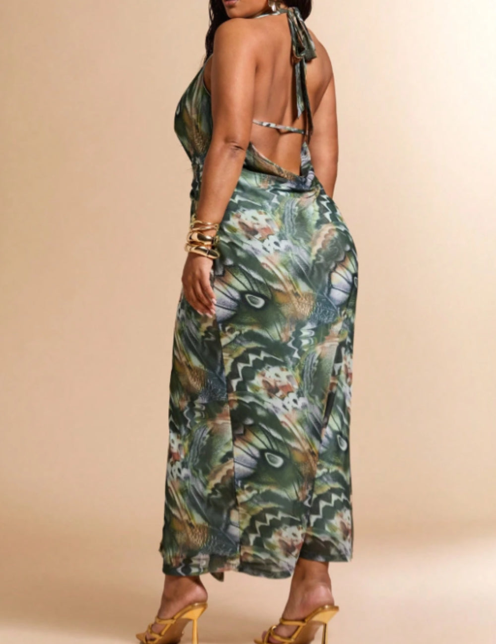 Rochie maxi SHEIN, mix culori
