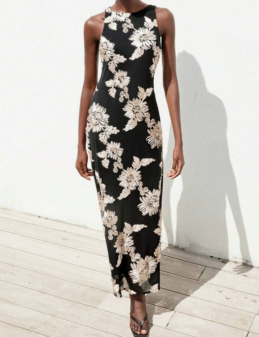 Rochie maxi Shein Aveloria, mix culori