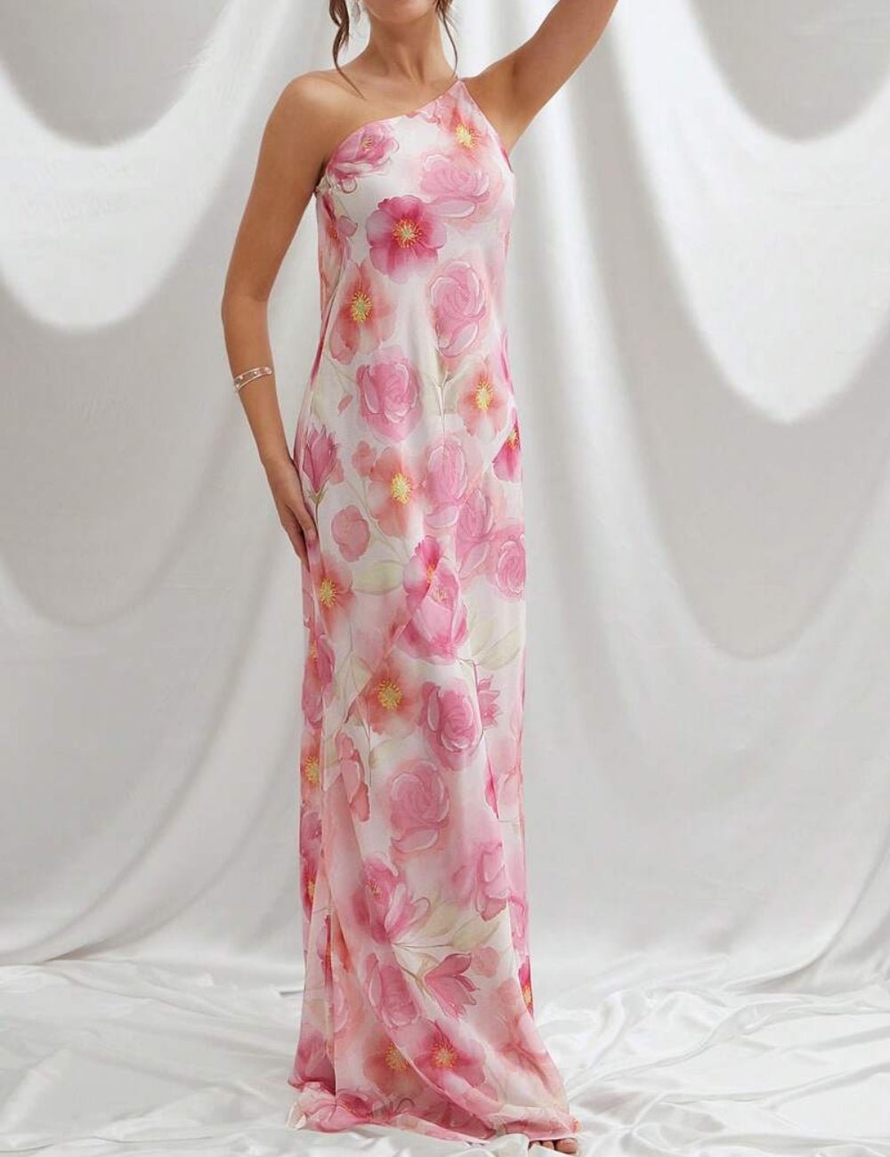 Rochie maxi Shein, mix culori