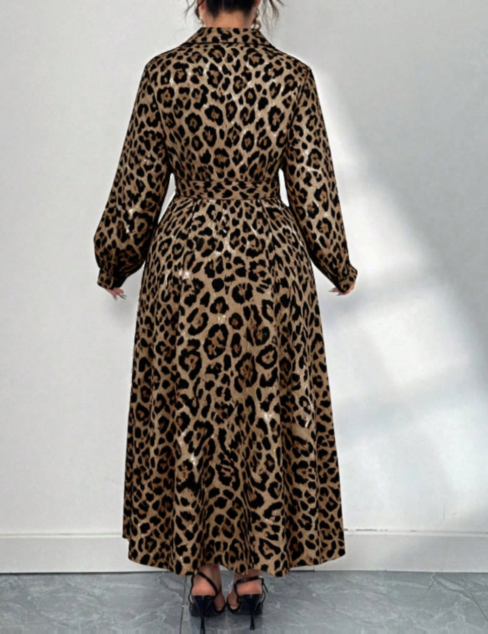 Rochie maxi Shein Curve+, mix culori