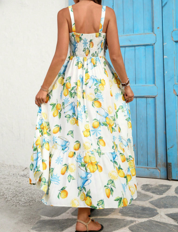 Shein maxi dress, color mix